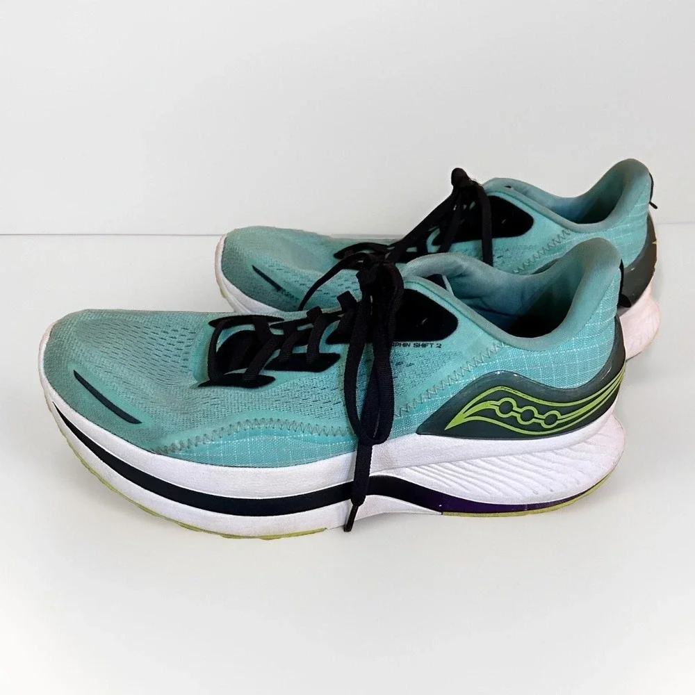 Saucony ENDORPHIN SHIFT 2 Women's Size 10 Cool Mint/Acid S10689-26